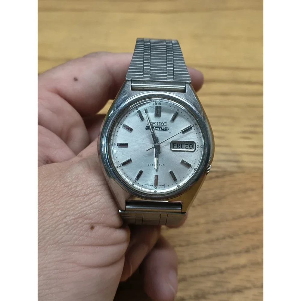 Working Seiko‎ 5 Actus Men Watch Automatic Day-Date